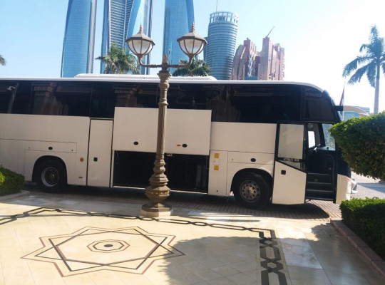 bus with driver in dubai