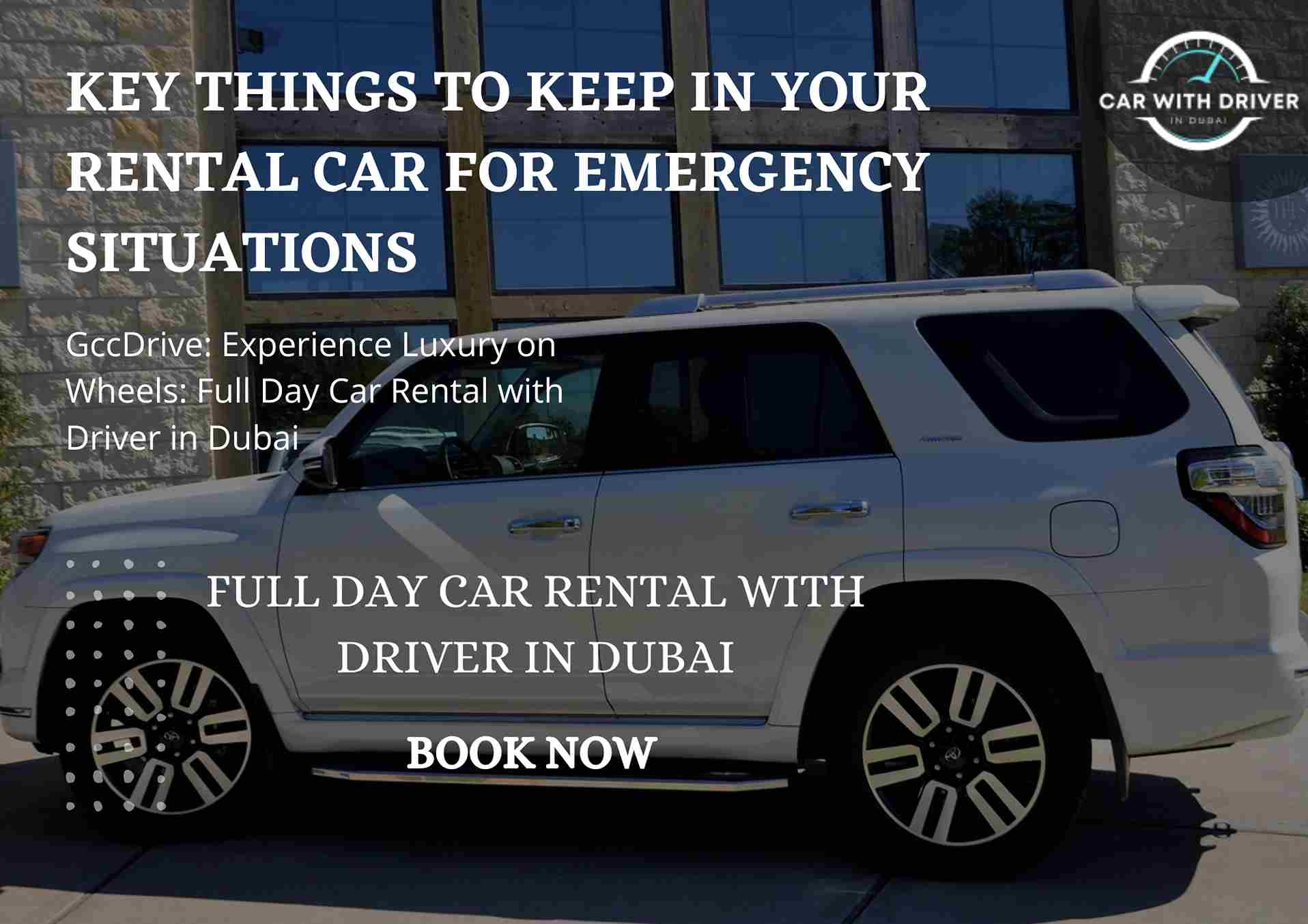 Read more about the article Key Things to Keep in Your Rental Car for Emergency Situations