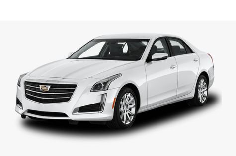 Cadillac CTS with driver
