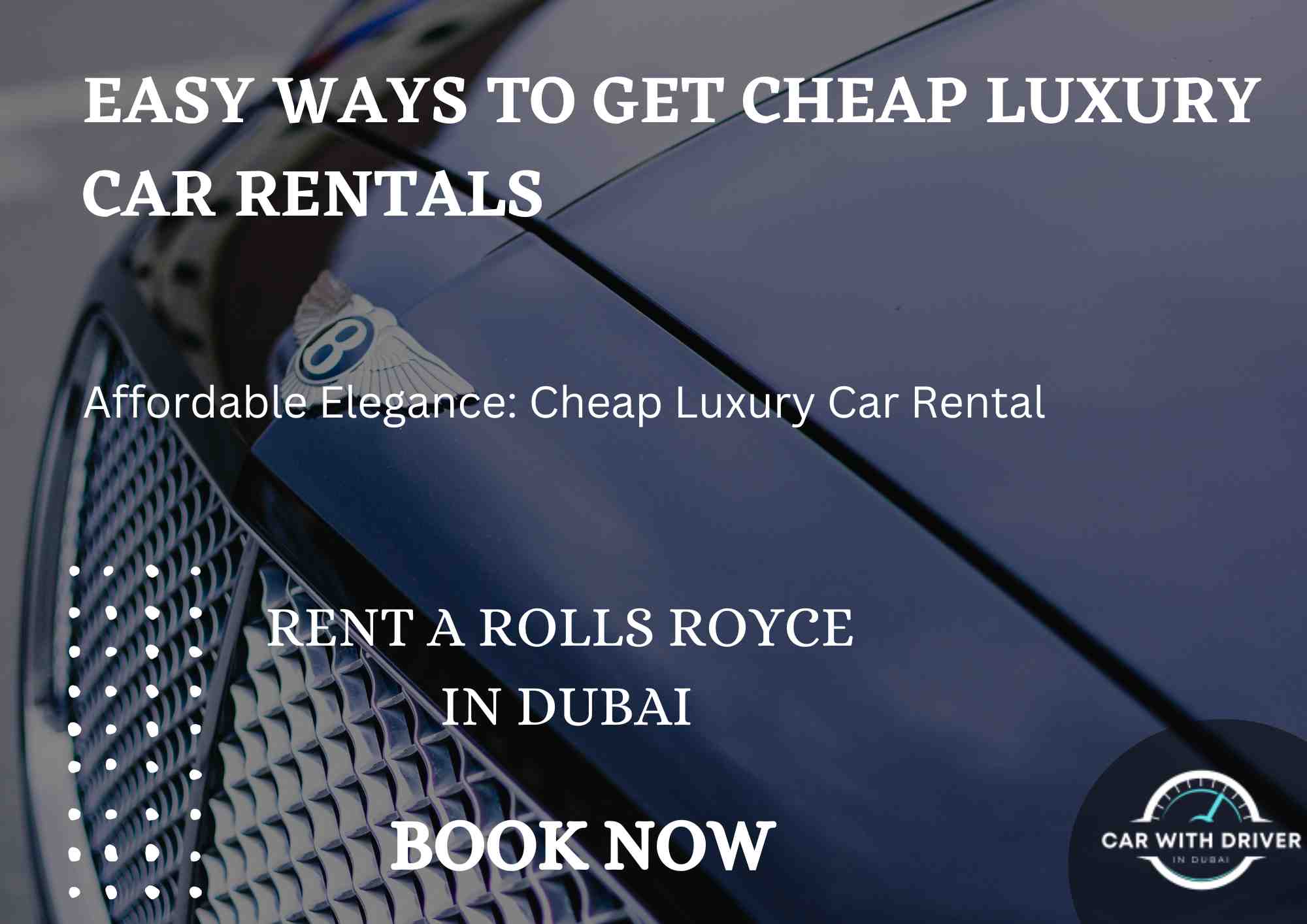 Read more about the article Easy Ways To Get Cheap Luxury Car Rentals