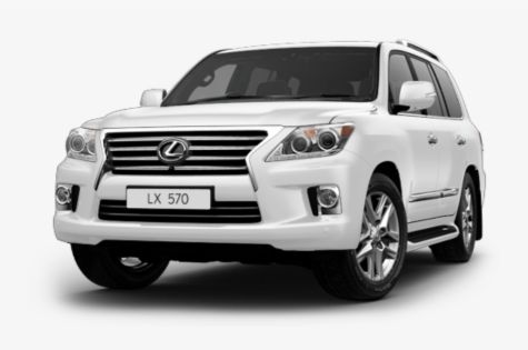 Lexus LX 570 with driver