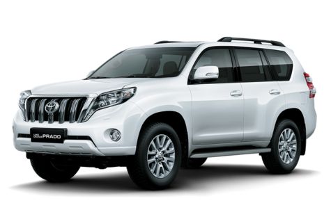 Toyota Land Cruiser with driver