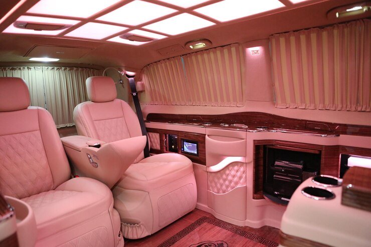 van interior for van rental