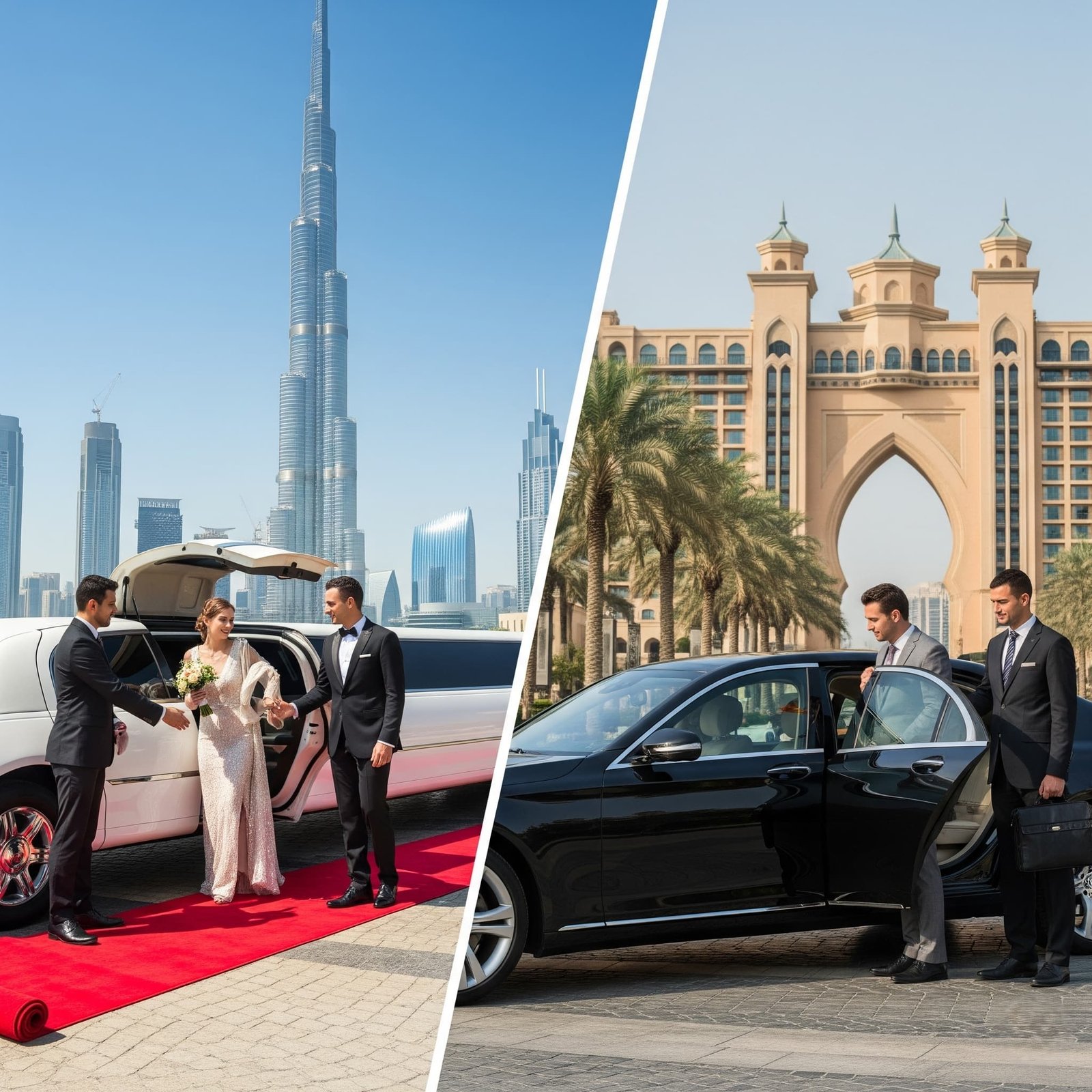 Read more about the article What’s the Difference Between Limousine Service and Chauffeur Service in Dubai?